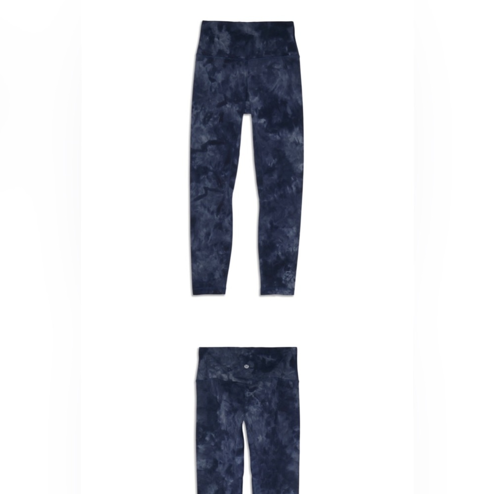 Lululemon blue dye leggings, align